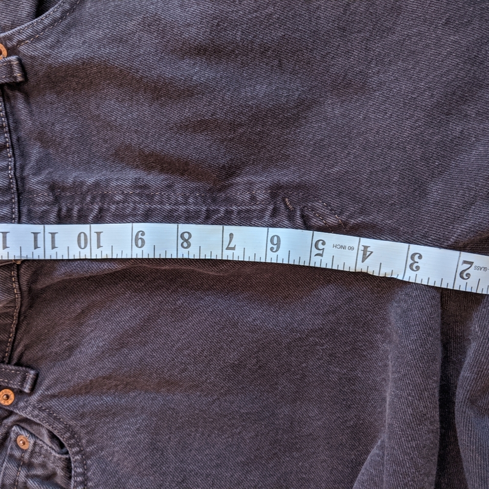 Levi's 550 High Rise Relaxed Taper Dark Brown - Picture 8 of 8